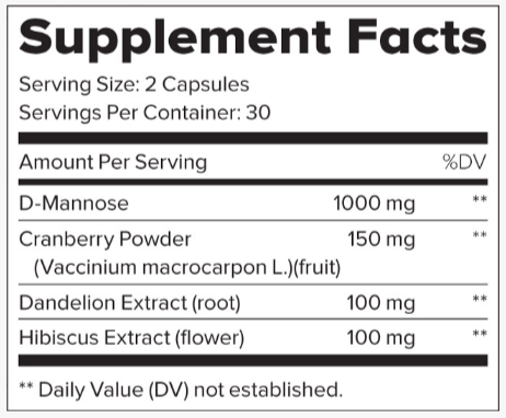 pHemmePure Supplement facts