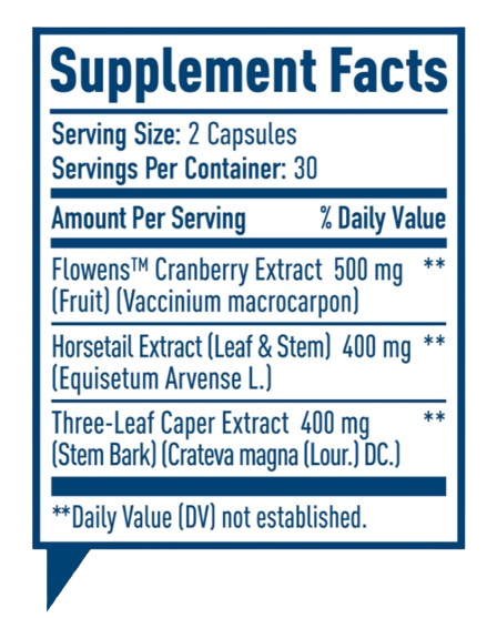 NativePath_Bladder_Health_Supplement_Fact.